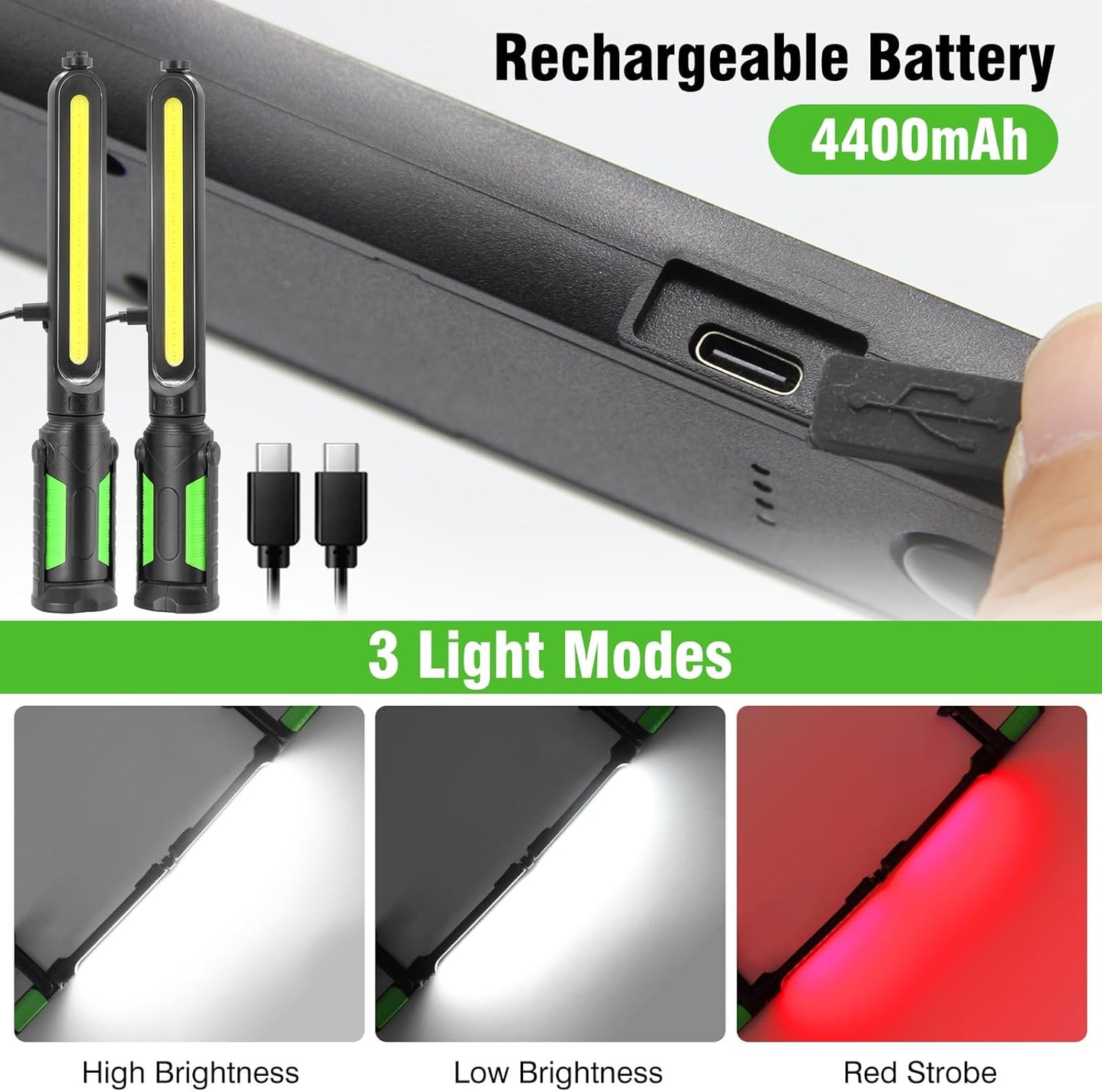 Seloara | Magnetic Rechargeable Light Bar