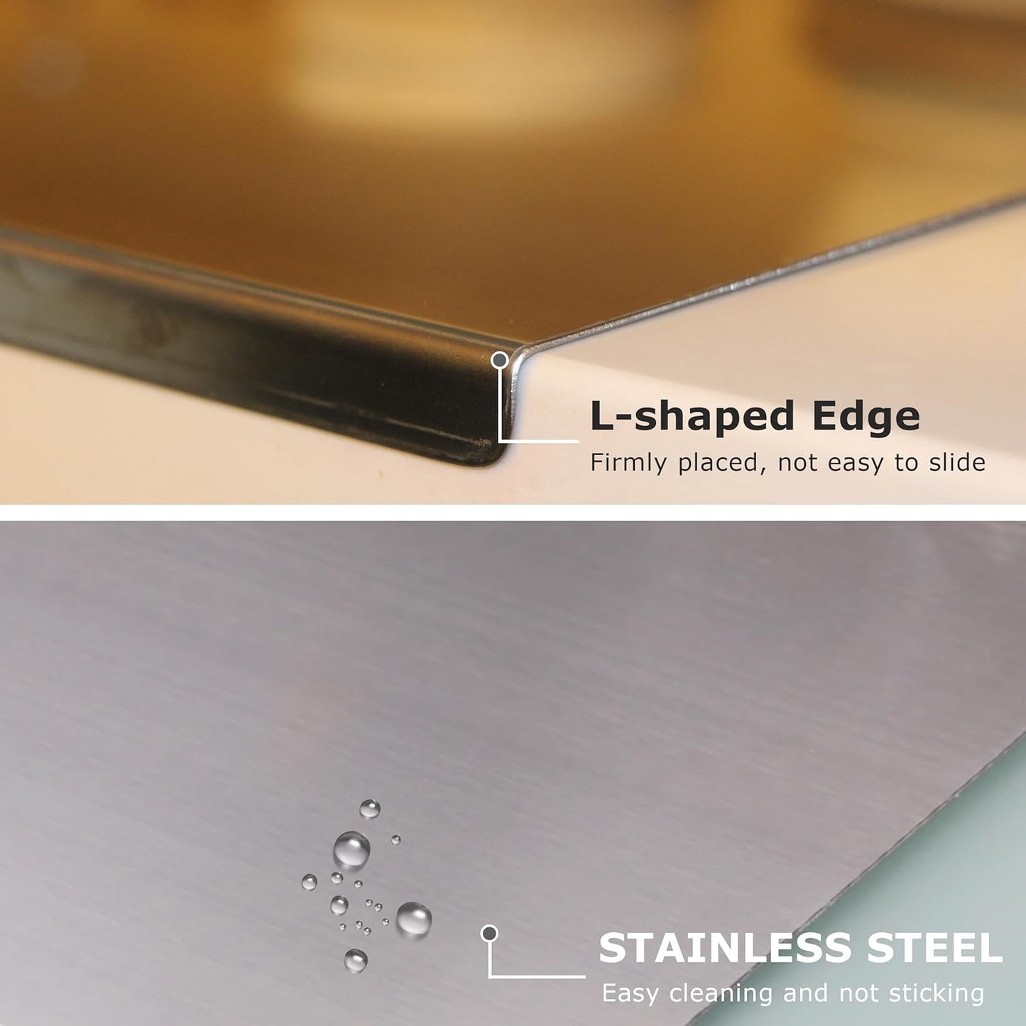 Selaora Stainless Steel Antibacterial Cutting Board